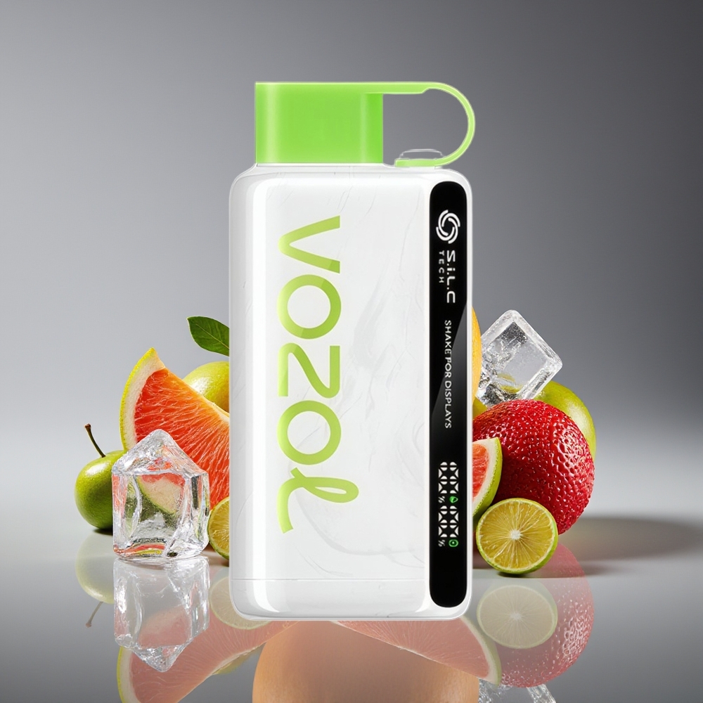 VOZOL STAR 9000/12000 Disposable Vape Sour Apple Ice with 650mAh  Shake Display