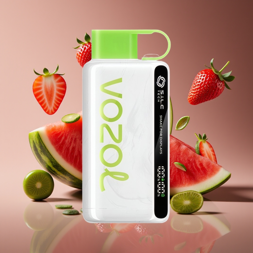 VOZOL STAR 9000/12000 Disposable Vape Strawberry Watermelon with Shake Display  650mAh Fast Charge