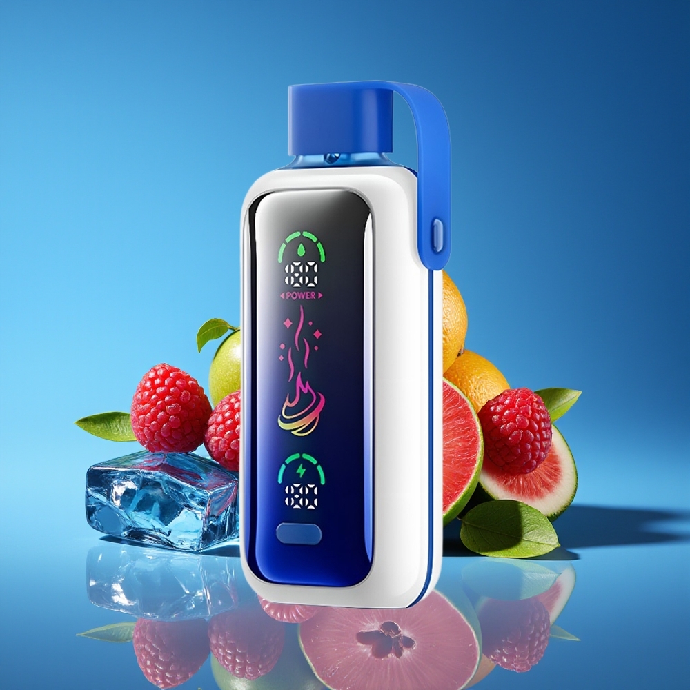 VOZOL Star 20000 Puffs 22 HD Screen Dual Mesh 650mAh Blue Razz Ice Disposable Vape