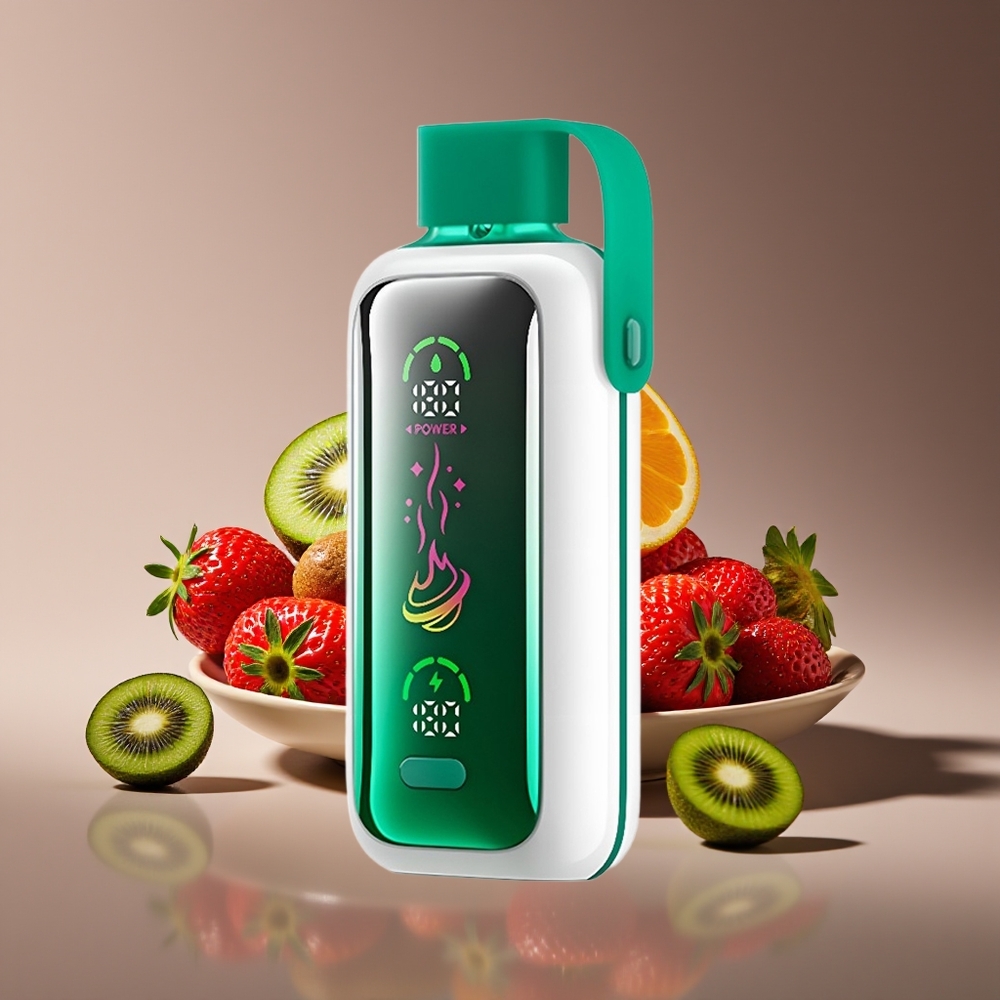 VOZOL Star 20000 Puffs 22 HD Screen Dual Mesh 650mAh Strawberry Kiwi Disposable Vape