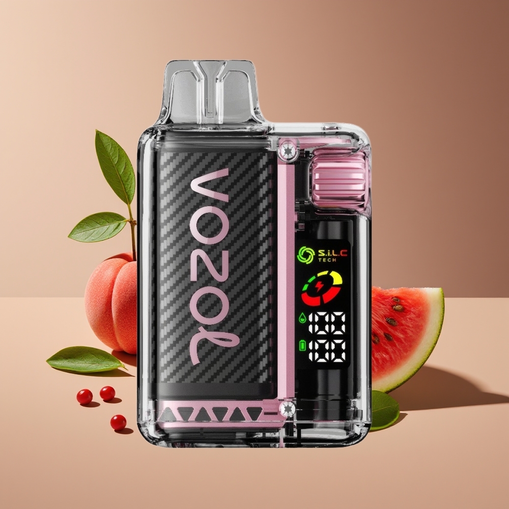 VOZOL Vista 20000 Puffs 650mAh Dual Mesh MTL Peach Mango Watermelon Disposable Vape