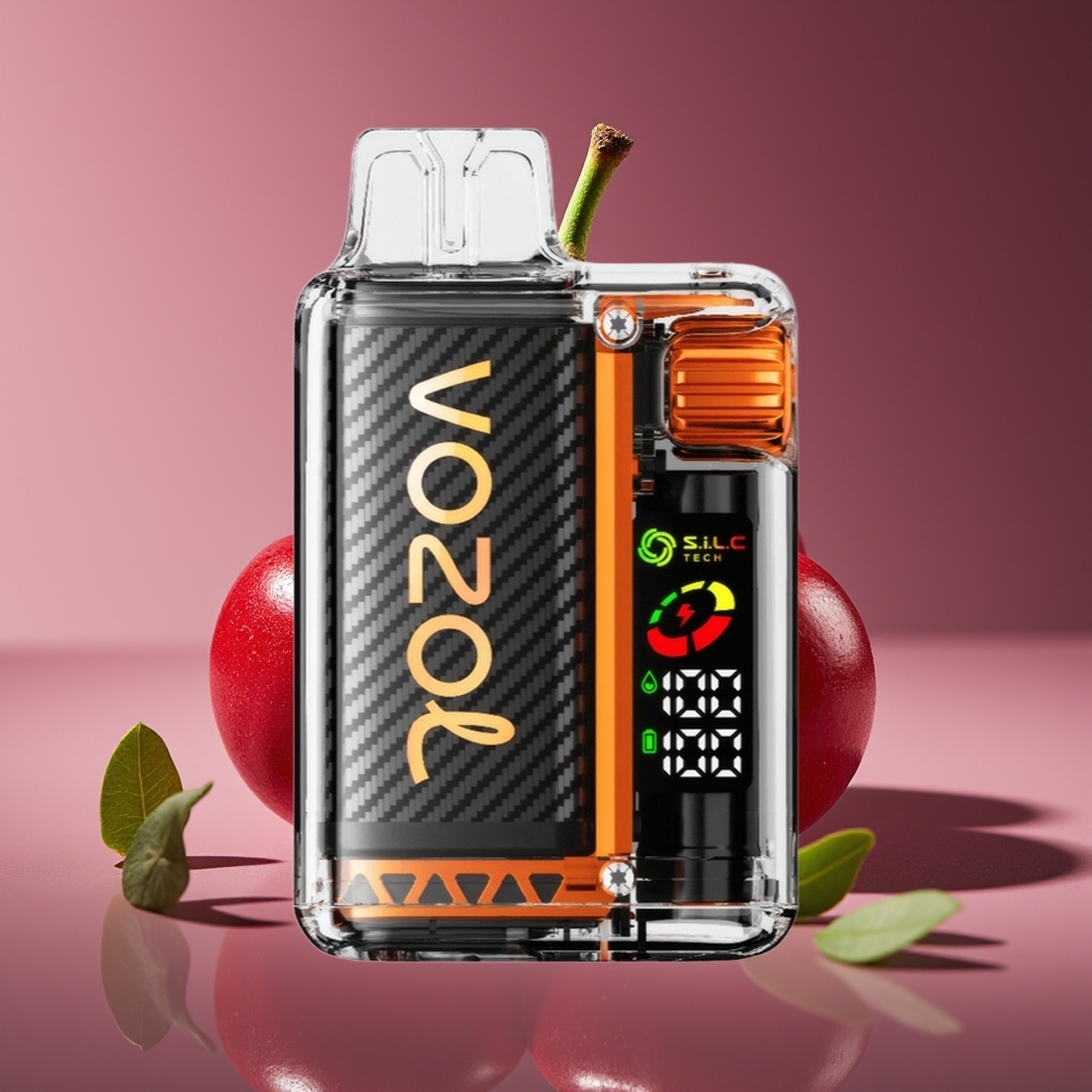 VOZOL Vista 20000 Puffs Rechargeable MTL Disposable Vape Cherry Cola with OLED Screen  Dual Mesh Coil