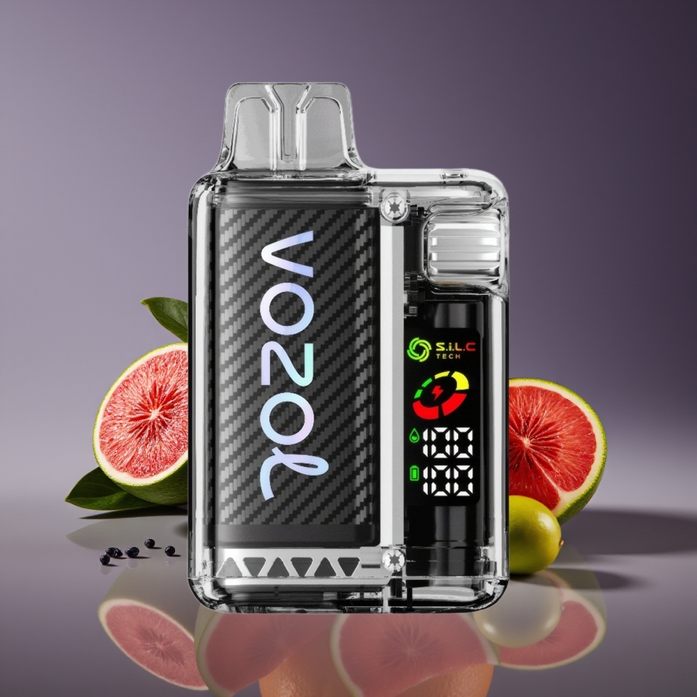VOZOL Vista 20000 Puffs Rechargeable MTL Disposable Vape Lavafire with OLED SiLC Dual Mesh 6-Level Watt