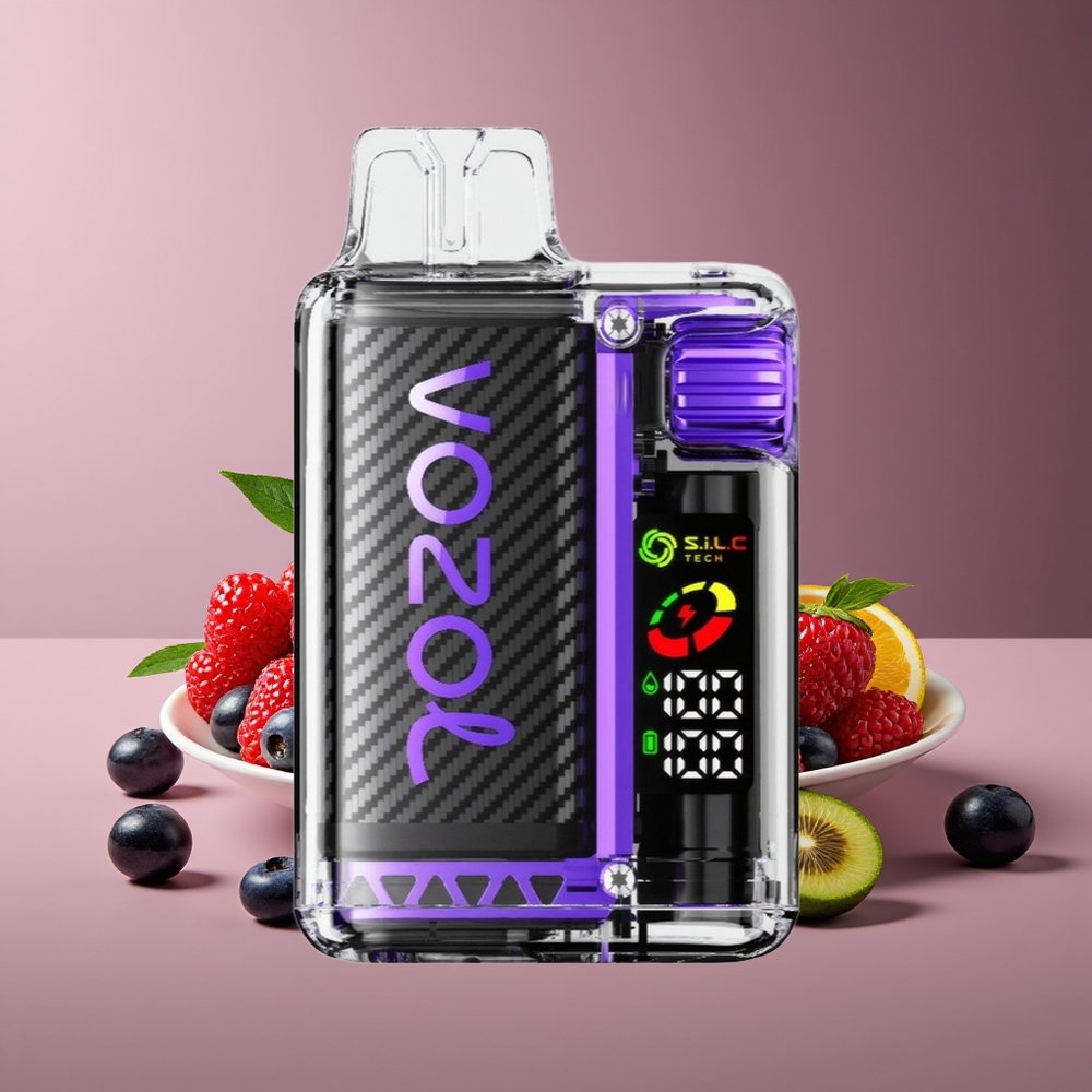 VOZOL Vista 20000 Puffs Rechargeable MTL Disposable Vape Mixed Berries OLED MCU Dual Mesh 650mAh