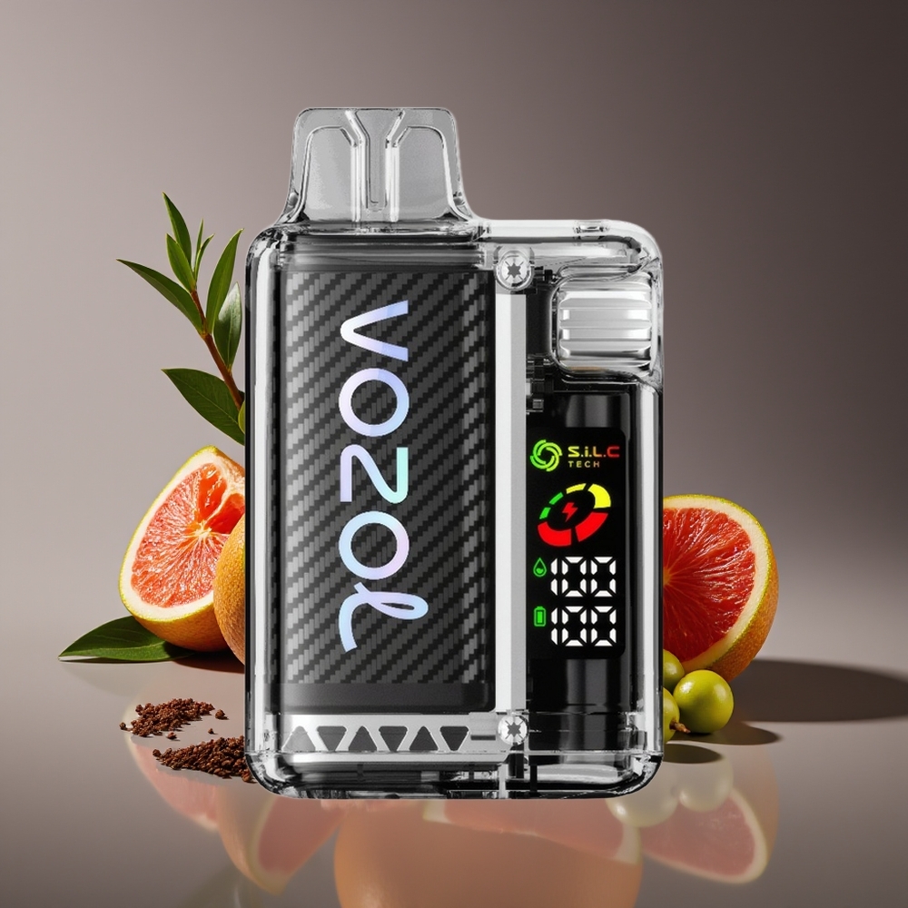 VOZOL Vista 20000 Puffs Rechargeable MTL Disposable Vape Vanilla Cream Tobacco with OLED  Dual Mesh Coil