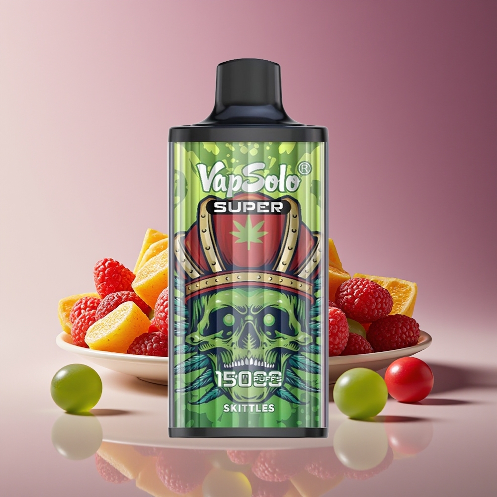 Vapsolo Super 15000 Puffs 40ml 850mAh Mesh Skittles Disposable Vape