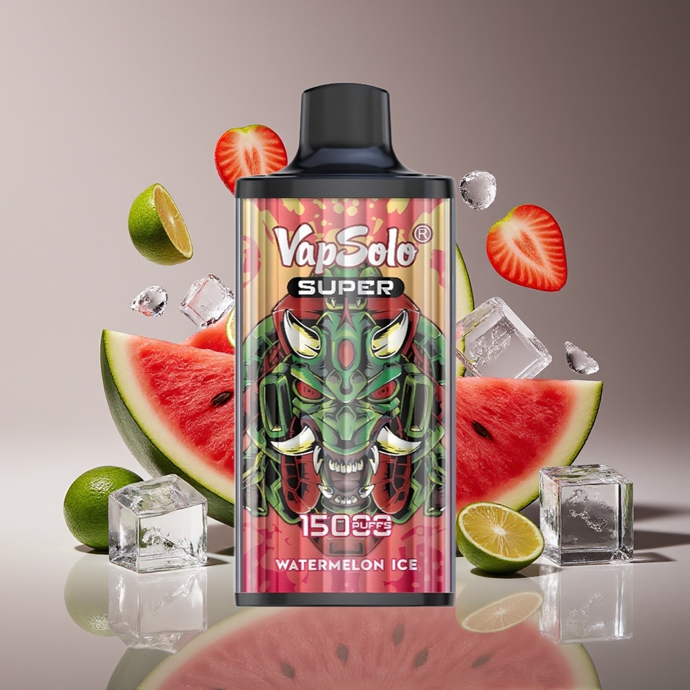 Vapsolo Super 15000 Puffs 40ml 850mAh Mesh Watermelon Ice Disposable Vape