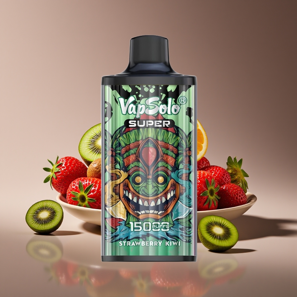 Vapsolo Super 15000 Puffs 40ml 850mah Mesh Strawberry Kiwi Disposable Vape