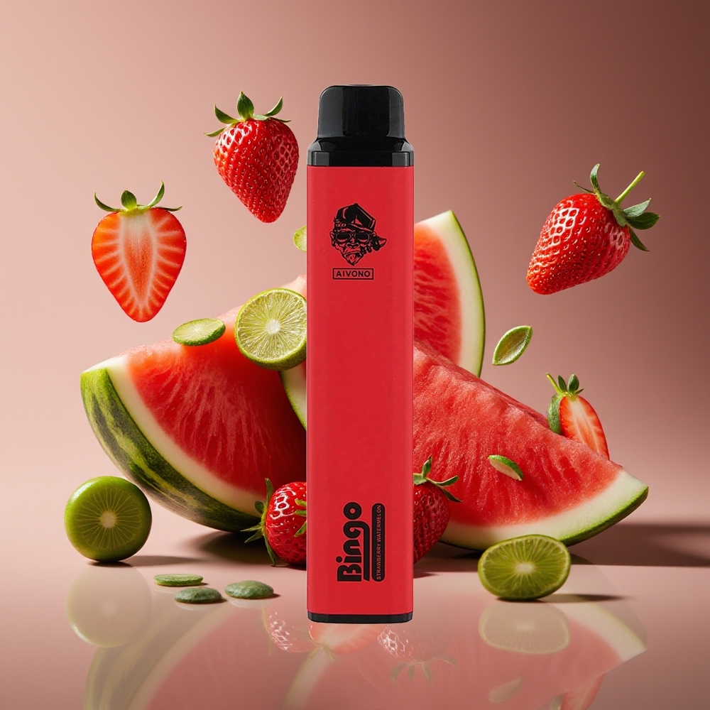 Aivono Aim Bingo 4000 Puffs 10mL Rechargeable Strawberry Watermelon Disposable Vape