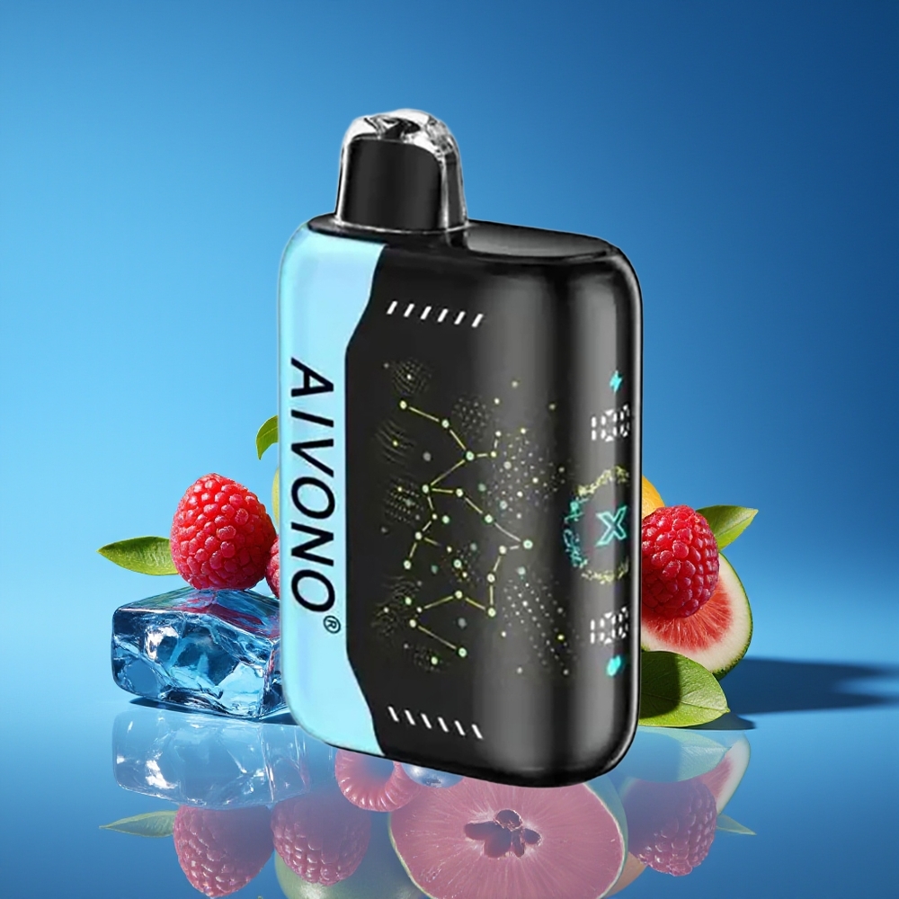 Aivono Aim Boom 25000 Puffs 28ml 650mAh Mesh Coil Blue Razz Ice Disposable Vape