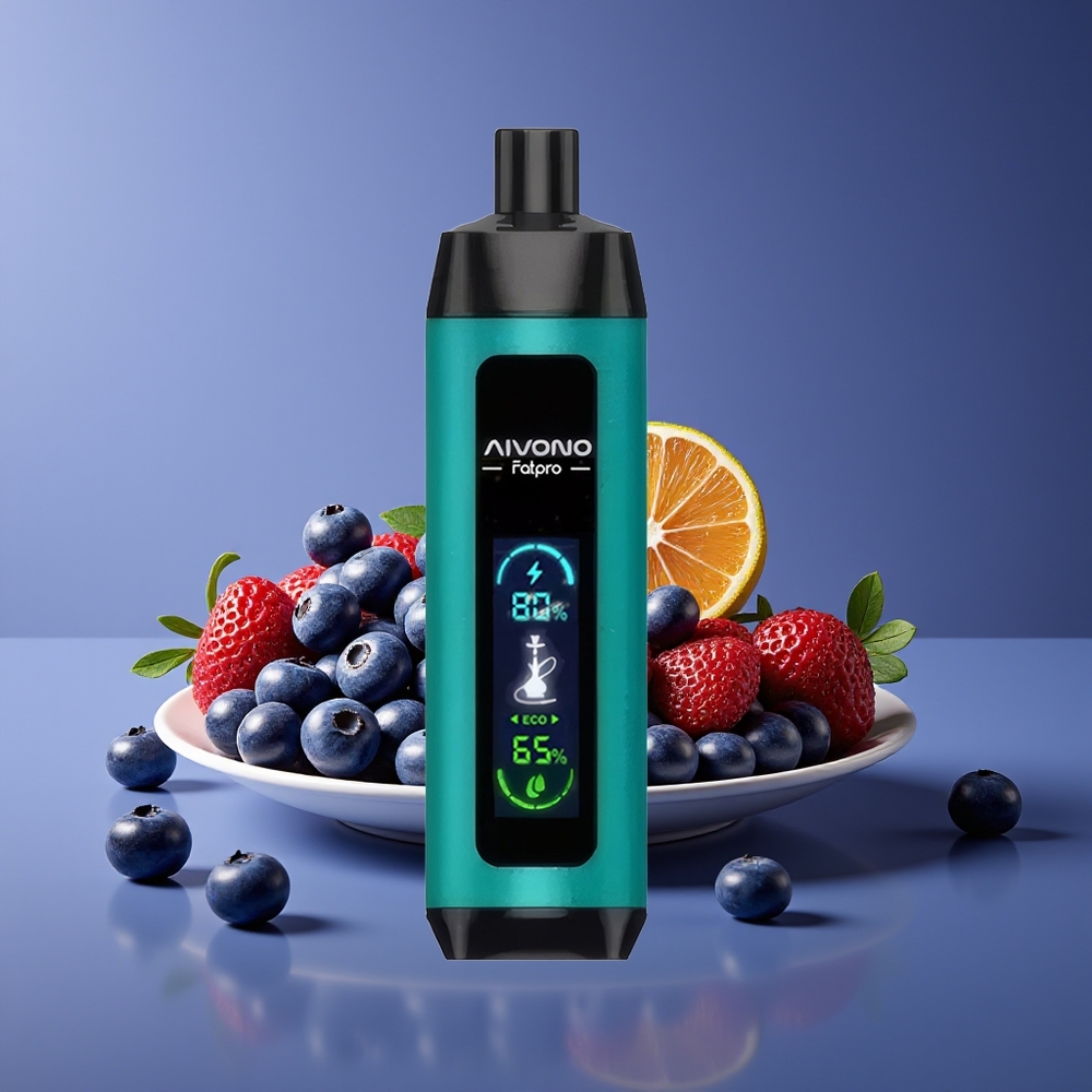 Aivono Aim Fatpro 22000 Puffs 28ml 600mAh Rechargeable Dual Modes Blueberry Disposable Vape