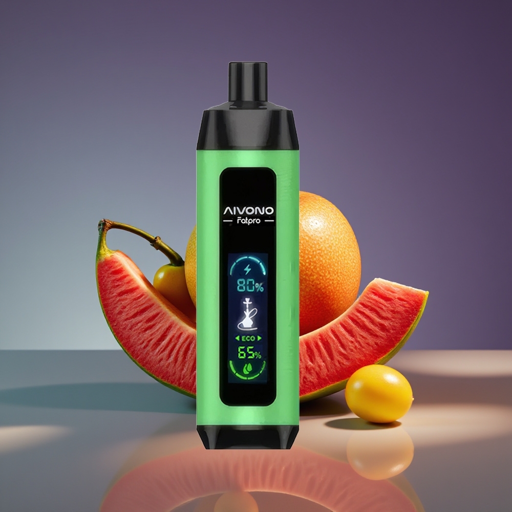 Aivono Aim Fatpro 22000 Puffs 28ml Rechargeable Two Apple Disposable Vape