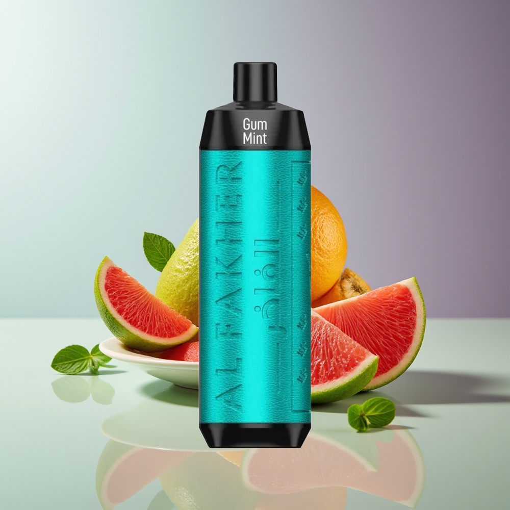 Al Fakher Crown Bar 8000 Disposable Vape 18mL 5mg Gum Mint USB-C 600mAh
