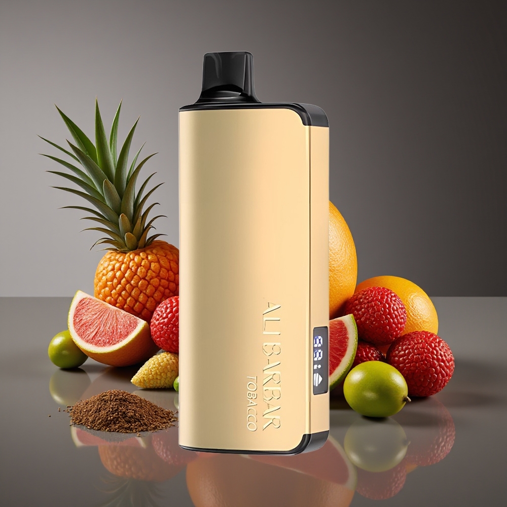 Alibarbar Ingot 9000 Puffs 22ml 2350mAh LED Disposable Vape Tobacco