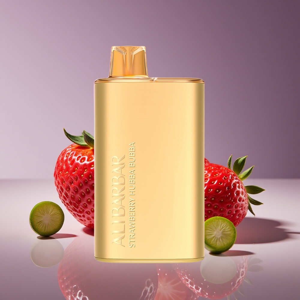 Alibarbar Rich 8000 Puffs Disposable Vape Strawberry Hubba Bubba 20ml 2000mAh 1.1Ohm