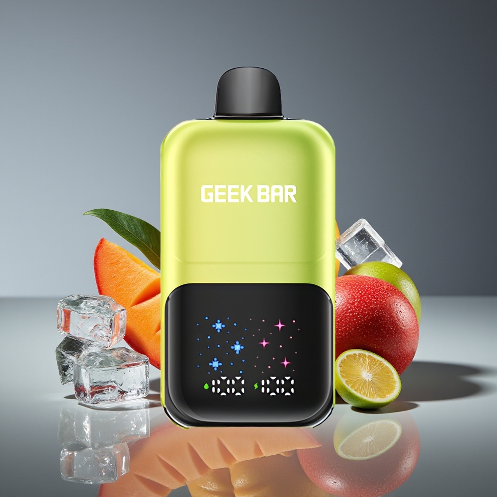 GEEK BAR 2GO 20ml 50000 Puffs Dual Tanks Rechargeable Mango Ice Disposable Vape Pen