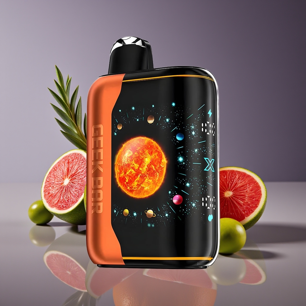 GEEK BAR Platinum Edition 25000 Disposable Vape - 20mL, Dual Mesh, USB-C, Matte Steel