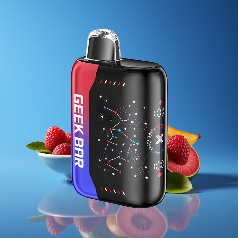 GEEK BAR Pulse X 25000 Puffs 18mL Dual Mesh USB-C 3D Screen Patriot Edition
