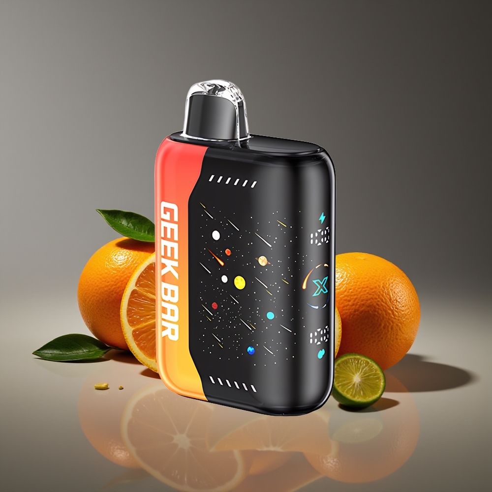 GEEK BAR Pulse X 42K Puffs Orange Dragon with Dual Mesh Coil & 3D Curved Screen